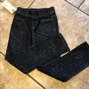 NWT Girls sparkle Jegging